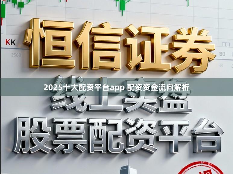 2025十大配资平台app 配资资金流向解析